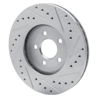 R1 Concepts® - eLINE™ Drilled and Slotted 1-Piece Front Driver Side Brake Rotor