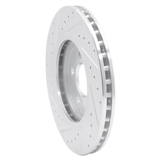 R1 Concepts® - eLINE™ Drilled and Slotted 1-Piece Front Passenger Side Brake Rotor