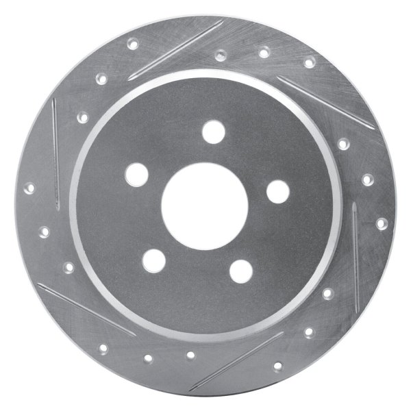 R1 Concepts® - eLINE™ Drilled and Slotted 1-Piece Rear Brake Rotor