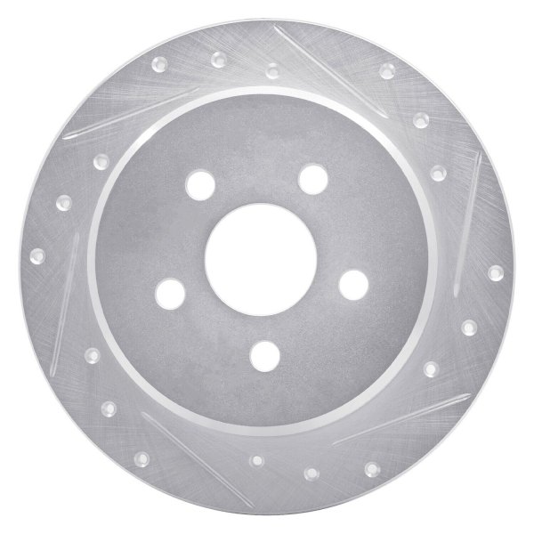 R1 Concepts® - eLINE™ Drilled and Slotted 1-Piece Rear Brake Rotor