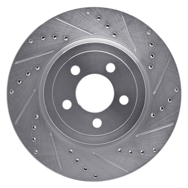 R1 Concepts® - eLINE™ Drilled and Slotted 1-Piece Front Brake Rotor