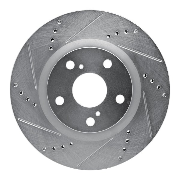 R1 Concepts® - eLINE™ Drilled and Slotted 1-Piece Front Brake Rotor