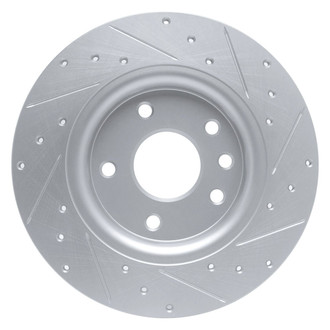 R1 Concepts® - eLINE™ Drilled and Slotted 1-Piece Rear Driver Side Brake Rotor