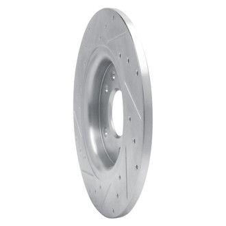 R1 Concepts® - eLINE™ Drilled and Slotted 1-Piece Rear Passenger Side Brake Rotor