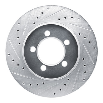R1 Concepts® - eLINE™ Drilled and Slotted 1-Piece Front Driver Side Brake Rotor