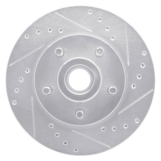 R1 Concepts® - eLINE™ Drilled and Slotted 1-Piece Front Brake Rotor