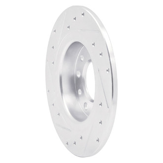 R1 Concepts® - eLINE™ Drilled and Slotted 1-Piece Rear Passenger Side Brake Rotor