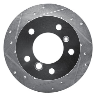 R1 Concepts® - eLINE™ Drilled and Slotted 1-Piece Rear Driver Side Brake Rotor