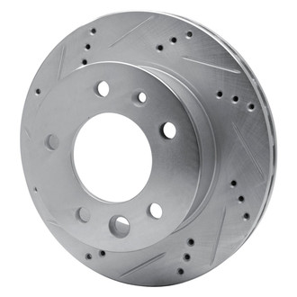 R1 Concepts® - eLINE™ Drilled and Slotted 1-Piece Front Driver Side Brake Rotor