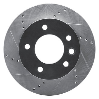 R1 Concepts® - eLINE™ Drilled and Slotted 1-Piece Front Driver Side Brake Rotor