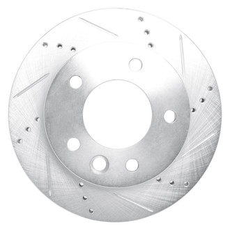 R1 Concepts® - eLINE™ Drilled and Slotted 1-Piece Front Passenger Side Brake Rotor