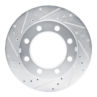 R1 Concepts® - eLINE™ Drilled and Slotted 1-Piece Front Driver Side Brake Rotor