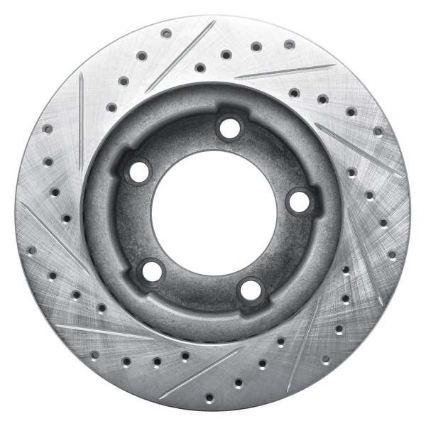 R1 Concepts® - eLINE™ Drilled and Slotted 1-Piece Front Brake Rotor