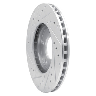 R1 Concepts® - eLINE™ Drilled and Slotted 1-Piece Front Passenger Side Brake Rotor