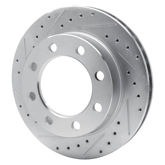 R1 Concepts® - eLINE™ Drilled and Slotted 1-Piece Front Driver Side Brake Rotor