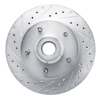 R1 Concepts® - eLINE™ Drilled and Slotted 1-Piece Front Driver Side Brake Rotor