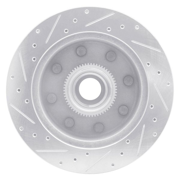 R1 Concepts® - eLINE™ Drilled and Slotted 1-Piece Front Brake Rotor