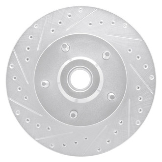 R1 Concepts® - eLINE™ Drilled and Slotted 1-Piece Front Driver Side Brake Rotor