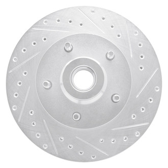 R1 Concepts® - eLINE™ Drilled and Slotted 1-Piece Front Passenger Side Brake Rotor