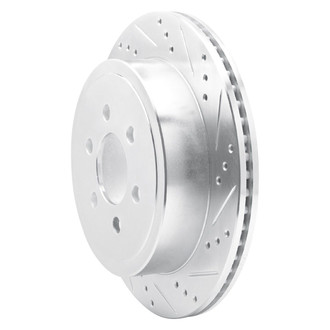 R1 Concepts® - eLINE™ Drilled and Slotted 1-Piece Rear Passenger Side Brake Rotor
