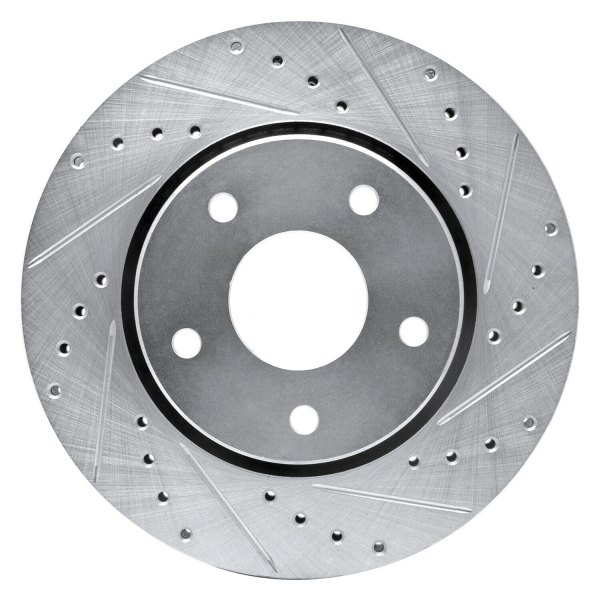 R1 Concepts® - eLINE™ Drilled and Slotted 1-Piece Front Brake Rotor