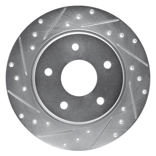 R1 Concepts® - eLINE™ Drilled and Slotted 1-Piece Rear Brake Rotor