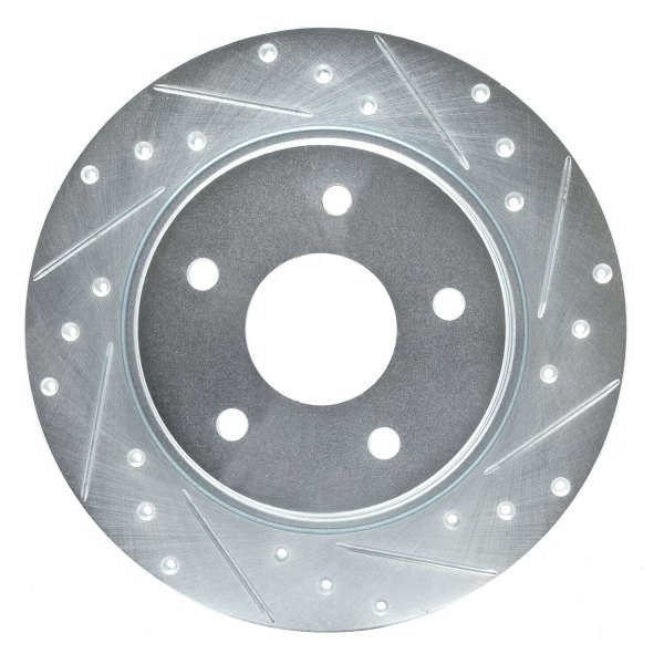 R1 Concepts® - eLINE™ Drilled and Slotted 1-Piece Rear Brake Rotor