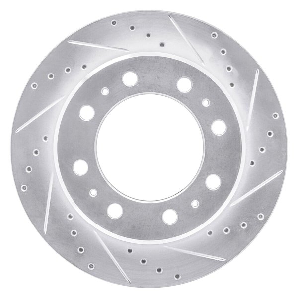 R1 Concepts® - eLINE™ Drilled and Slotted 1-Piece Rear Brake Rotor