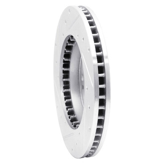 R1 Concepts® - eLINE™ Drilled and Slotted 1-Piece Front Passenger Side Brake Rotor