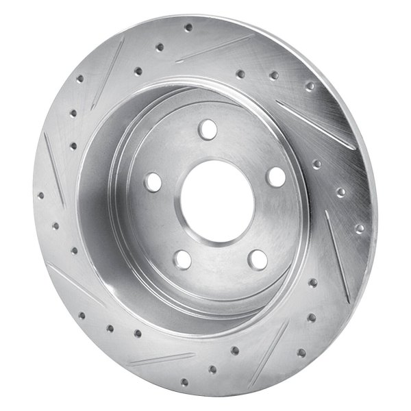 R1 Concepts® - eLINE™ Drilled and Slotted 1-Piece Rear Brake Rotor