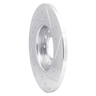 R1 Concepts® - eLINE™ Drilled and Slotted 1-Piece Rear Driver Side Brake Rotor