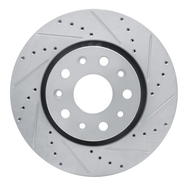 R1 Concepts® - eLINE™ Drilled and Slotted 1-Piece Front Brake Rotor