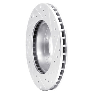 R1 Concepts® - eLINE™ Drilled and Slotted 1-Piece Rear Driver Side Brake Rotor