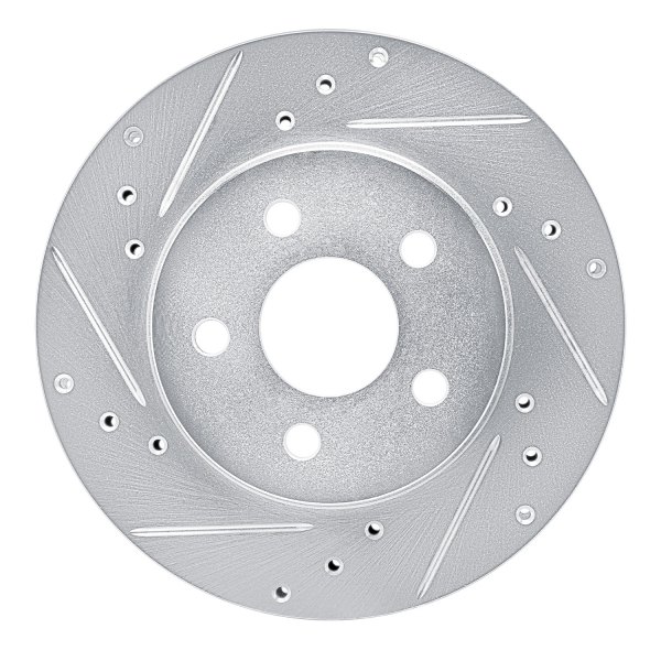 R1 Concepts® - eLINE™ Drilled and Slotted 1-Piece Front Brake Rotor