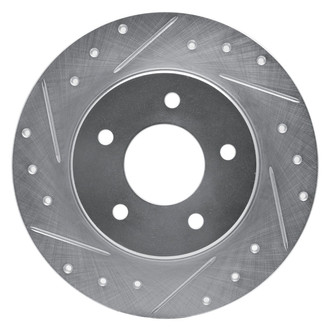 R1 Concepts® - eLINE™ Drilled and Slotted 1-Piece Rear Driver Side Brake Rotor