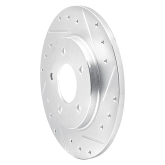 R1 Concepts® - eLINE™ Drilled and Slotted 1-Piece Rear Passenger Side Brake Rotor