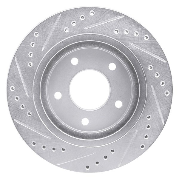 R1 Concepts® - eLINE™ Drilled and Slotted 1-Piece Front Brake Rotor