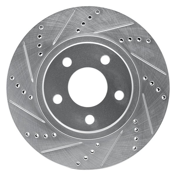 R1 Concepts® - eLINE™ Drilled and Slotted 1-Piece Front Brake Rotor