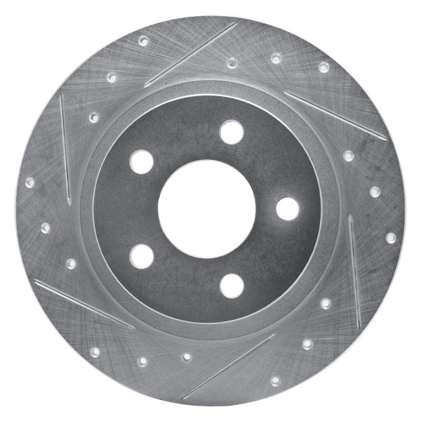 R1 Concepts® - eLINE™ Drilled and Slotted 1-Piece Rear Brake Rotor