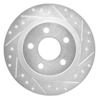 R1 Concepts® - eLINE™ Drilled and Slotted 1-Piece Rear Passenger Side Brake Rotor