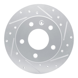 R1 Concepts® - eLINE™ Drilled and Slotted 1-Piece Rear Passenger Side Brake Rotor