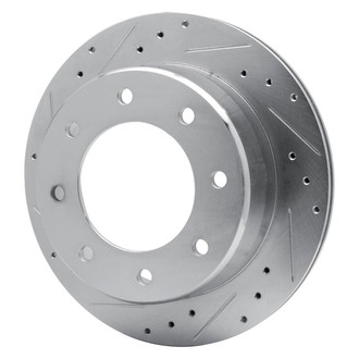 R1 Concepts® - eLINE™ Drilled and Slotted 1-Piece Rear Driver Side Brake Rotor