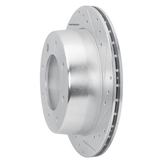 R1 Concepts® - eLINE™ Drilled and Slotted 1-Piece Rear Passenger Side Brake Rotor