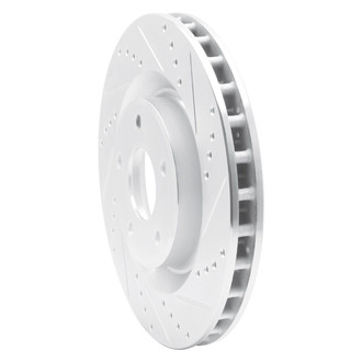 R1 Concepts® - eLINE™ Drilled and Slotted 1-Piece Front Passenger Side Brake Rotor