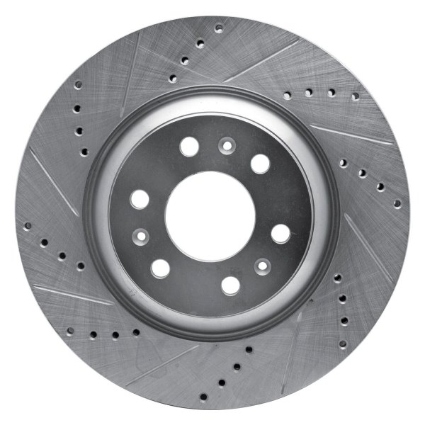 R1 Concepts® - eLINE™ Drilled and Slotted 1-Piece Front Brake Rotor