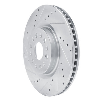 R1 Concepts® - eLINE™ Drilled and Slotted 1-Piece Front Driver Side Brake Rotor
