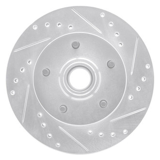R1 Concepts® - eLINE™ Drilled and Slotted 1-Piece Front Passenger Side Brake Rotor
