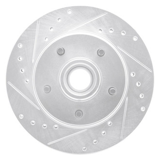 R1 Concepts® - eLINE™ Drilled and Slotted 1-Piece Front Driver Side Brake Rotor