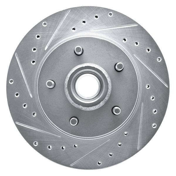 R1 Concepts® - eLINE™ Drilled and Slotted 1-Piece Front Brake Rotor