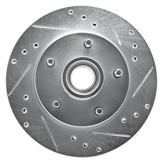 R1 Concepts® - eLINE™ Drilled and Slotted 1-Piece Front Brake Rotor